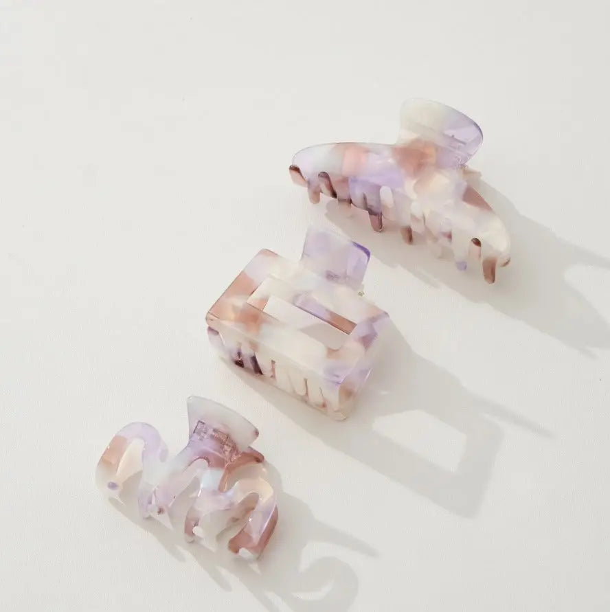 Lilac Cloud Hair Claws - The Tiny Details