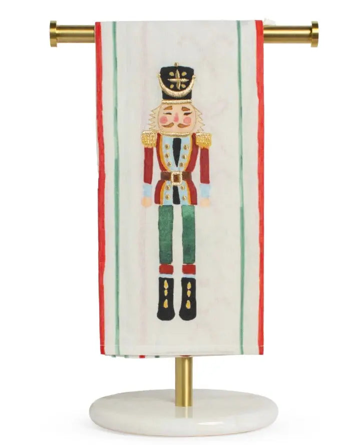 Merry Nutcracker Hand Towel