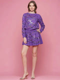 Multi-Colored Sequin Sweater Skirt - The Tiny Details
