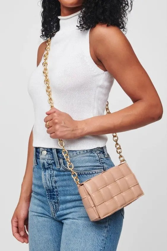The Tiny Details Natural Holden Crossbody Handbag