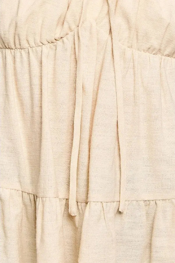Neutral Flared Tank Top - The Tiny Details