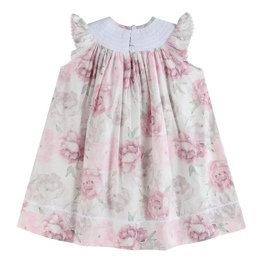 Peony Bunny Smocked Bishop Dress - The Tiny Details
