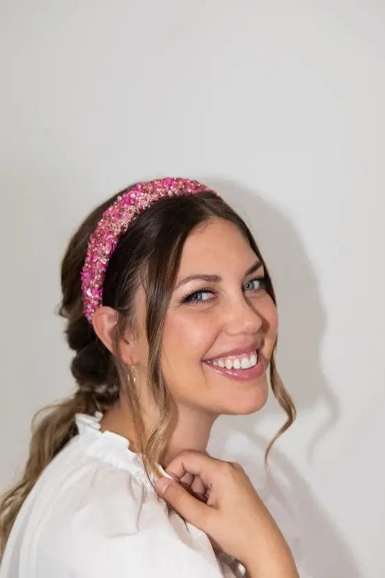 Pink All That Glitters Headband - The Tiny Details