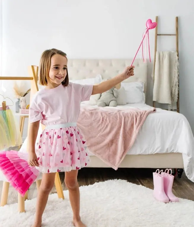 Pink Heart Kids Wand - The Tiny Details