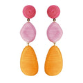 Pink Ombre Lido Statement Drop Earrings - The Tiny Details