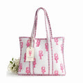 Quilted Lobster Tote Bag