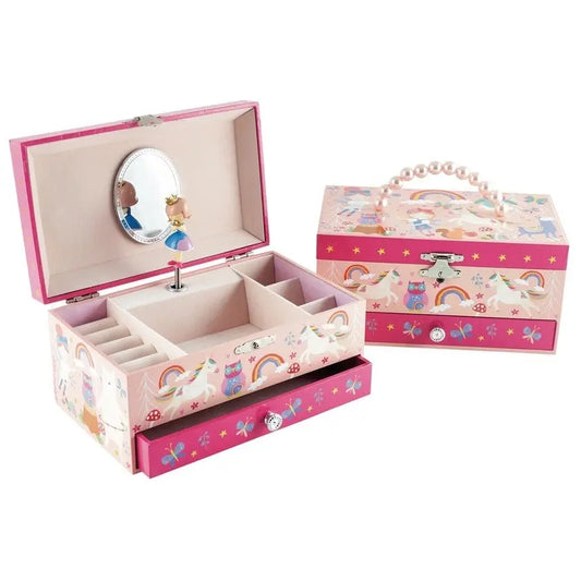 Rainbow Woodland Musical Jewelry Box - The Tiny Details