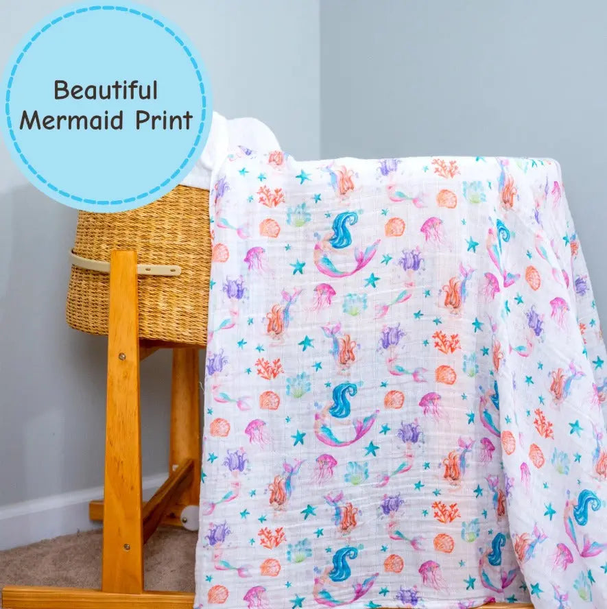Sea You Soon Baby Muslin Swaddle