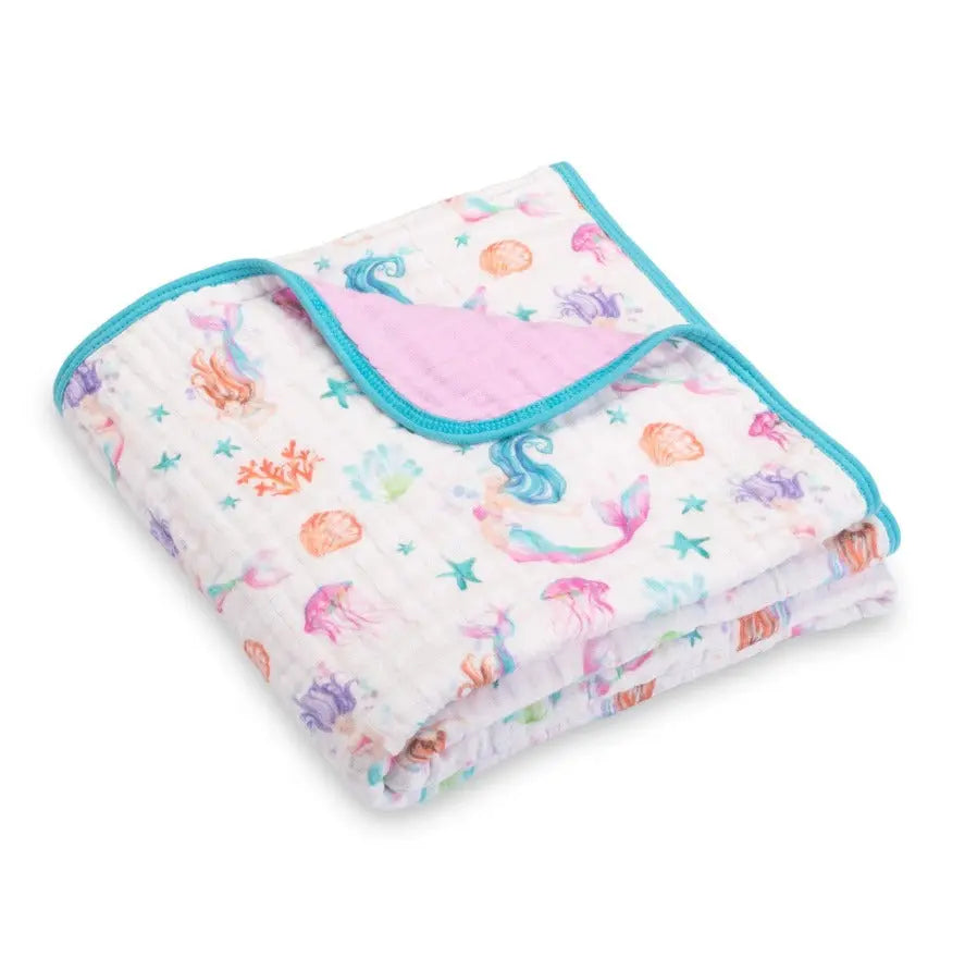 Sea You Soon Muslin Quilt Blanket