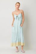 Shore Border Print Midi Dress - The Tiny Details
