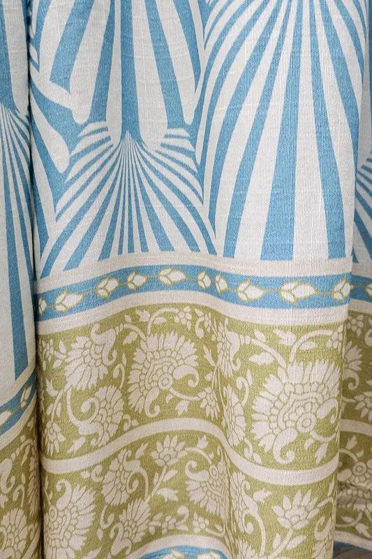 Shore Border Print Midi Dress - The Tiny Details