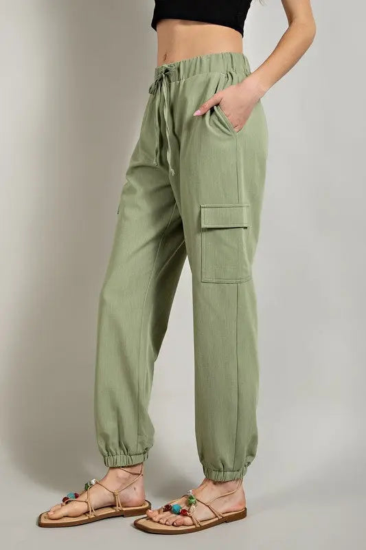 The Tiny Details Soft Utility Jogger with Functional Pocket