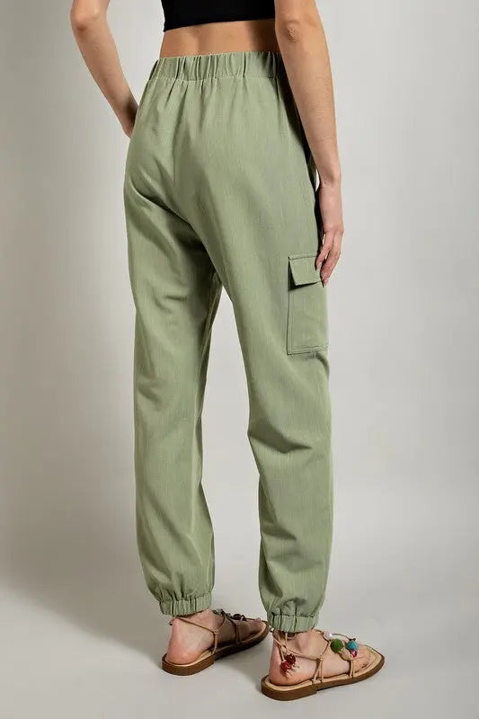 The Tiny Details Soft Utility Jogger with Functional Pocket