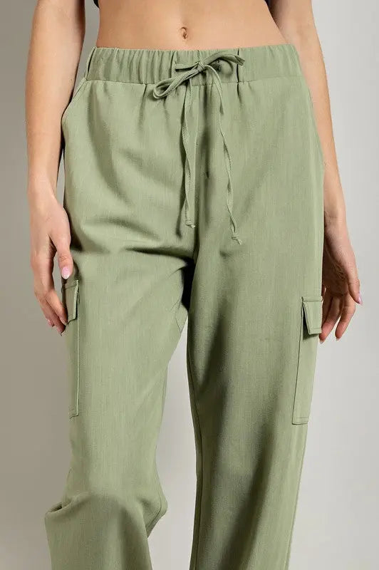 The Tiny Details Soft Utility Jogger with Functional Pocket