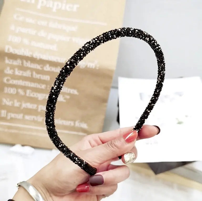 Sparkly Rhinestone Skinny Headbands - The Tiny Details