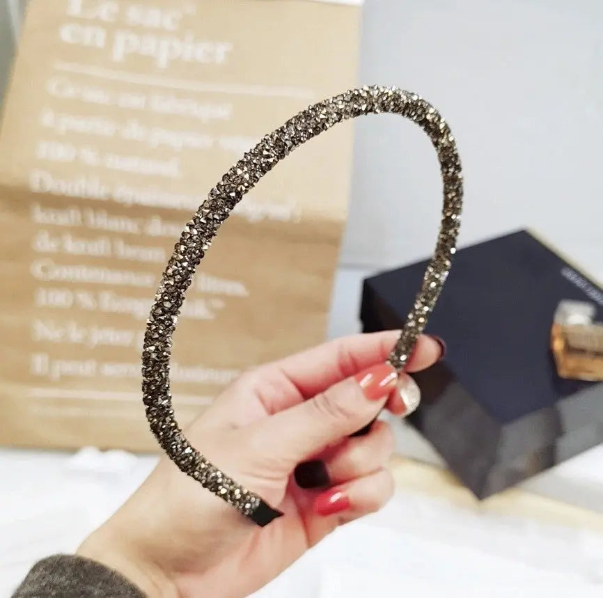 Sparkly Rhinestone Skinny Headbands - The Tiny Details