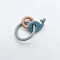 The Tiny Details Whale Silicone & Beechwood Teether