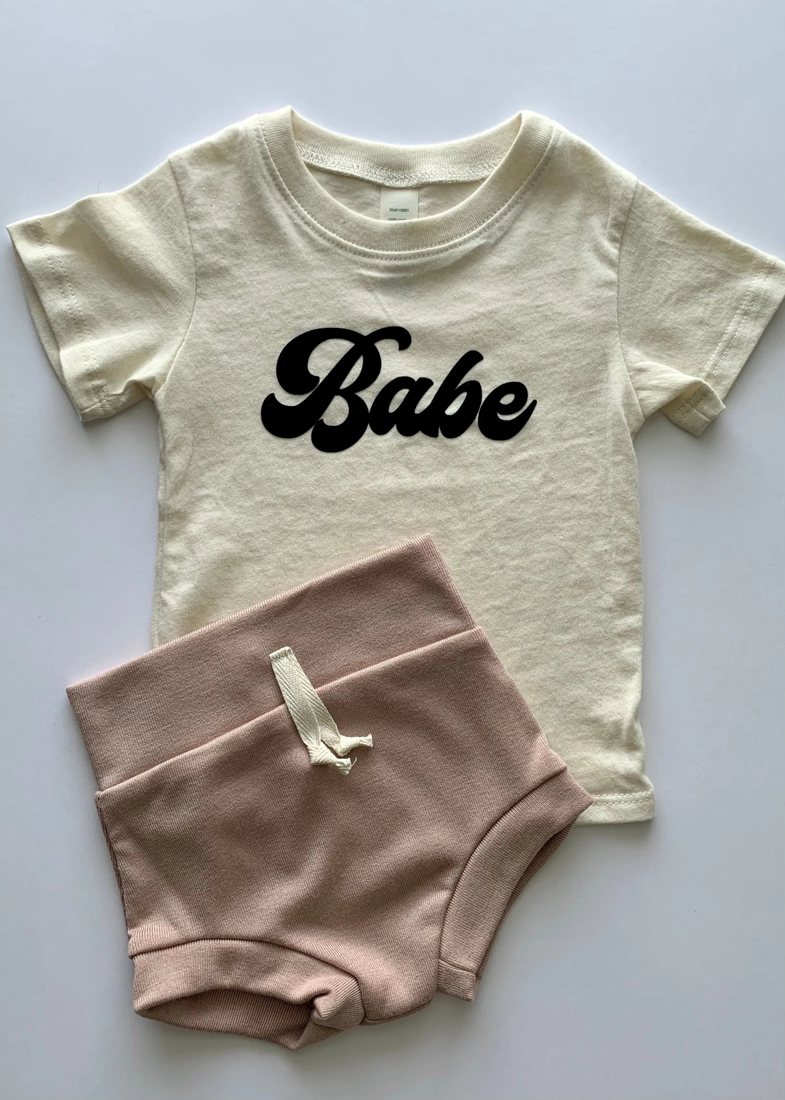 The Tiny Details Baby Blush High Rise Shorties