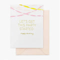 The Tiny Details Birthday Party Streamers Greeting Card