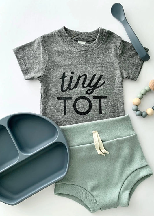 The Tiny Details Blue Mist Baby Shorties
