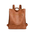 The Tiny Details Brown Leather Backpack