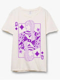 The Tiny Details Copy of Queen of Hearts Distressed Tee