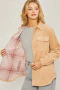 The Tiny Details Corduroy Reversible Button Down Jacket