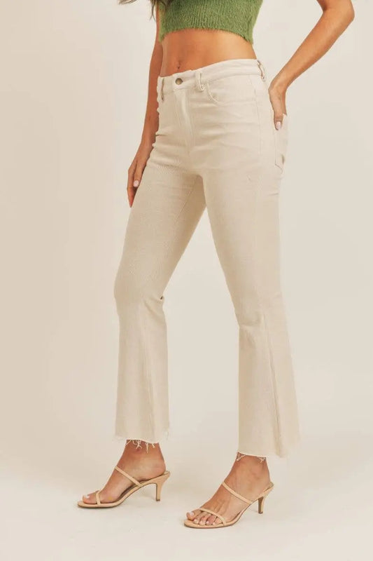 The Tiny Details Easy Daze High Waisted Flare Denim