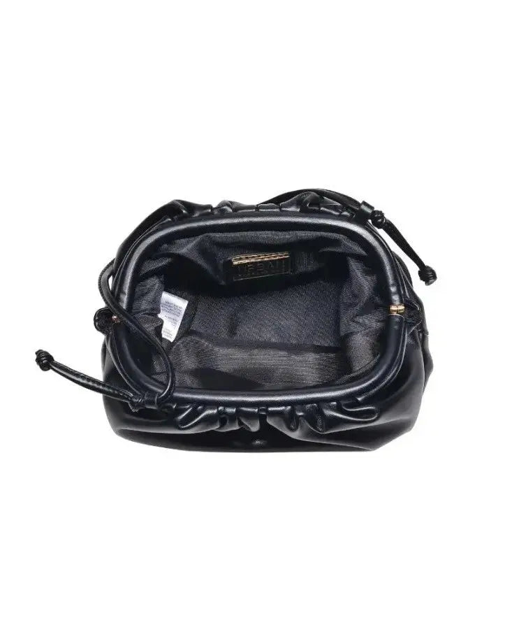 The Tiny Details Kourtney Black Vegan Leather Handbag