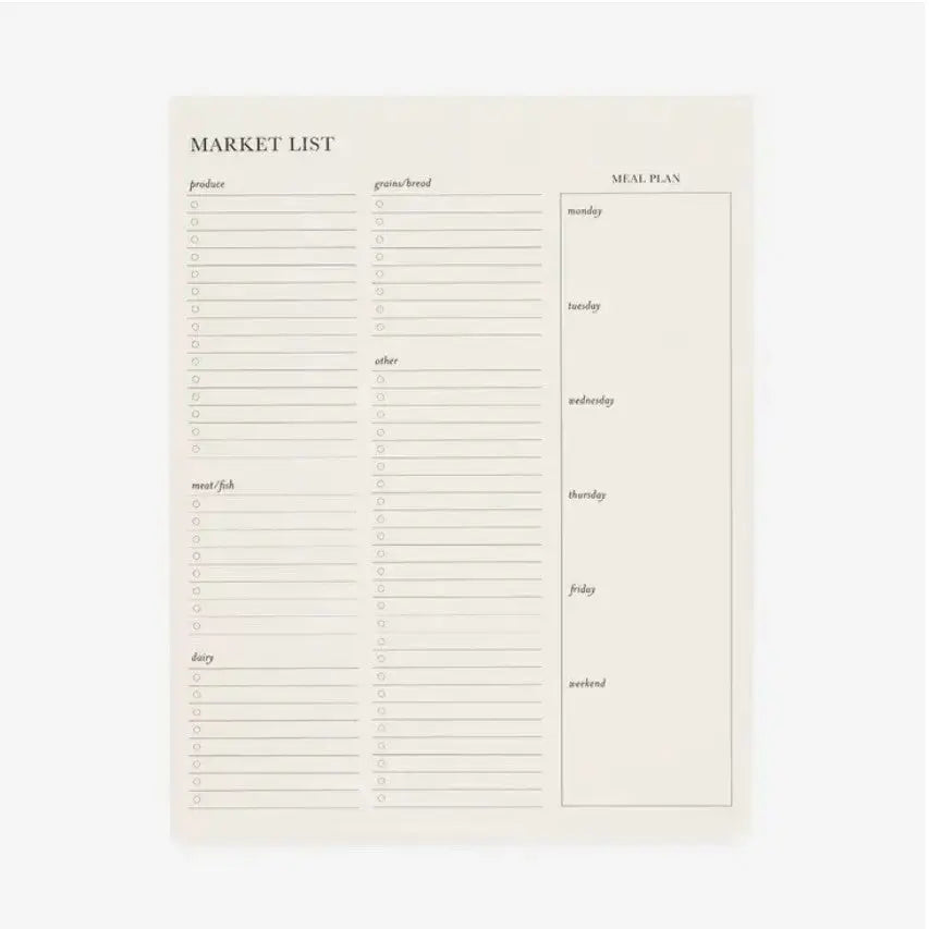 Shop Tiny Details Market List Pad