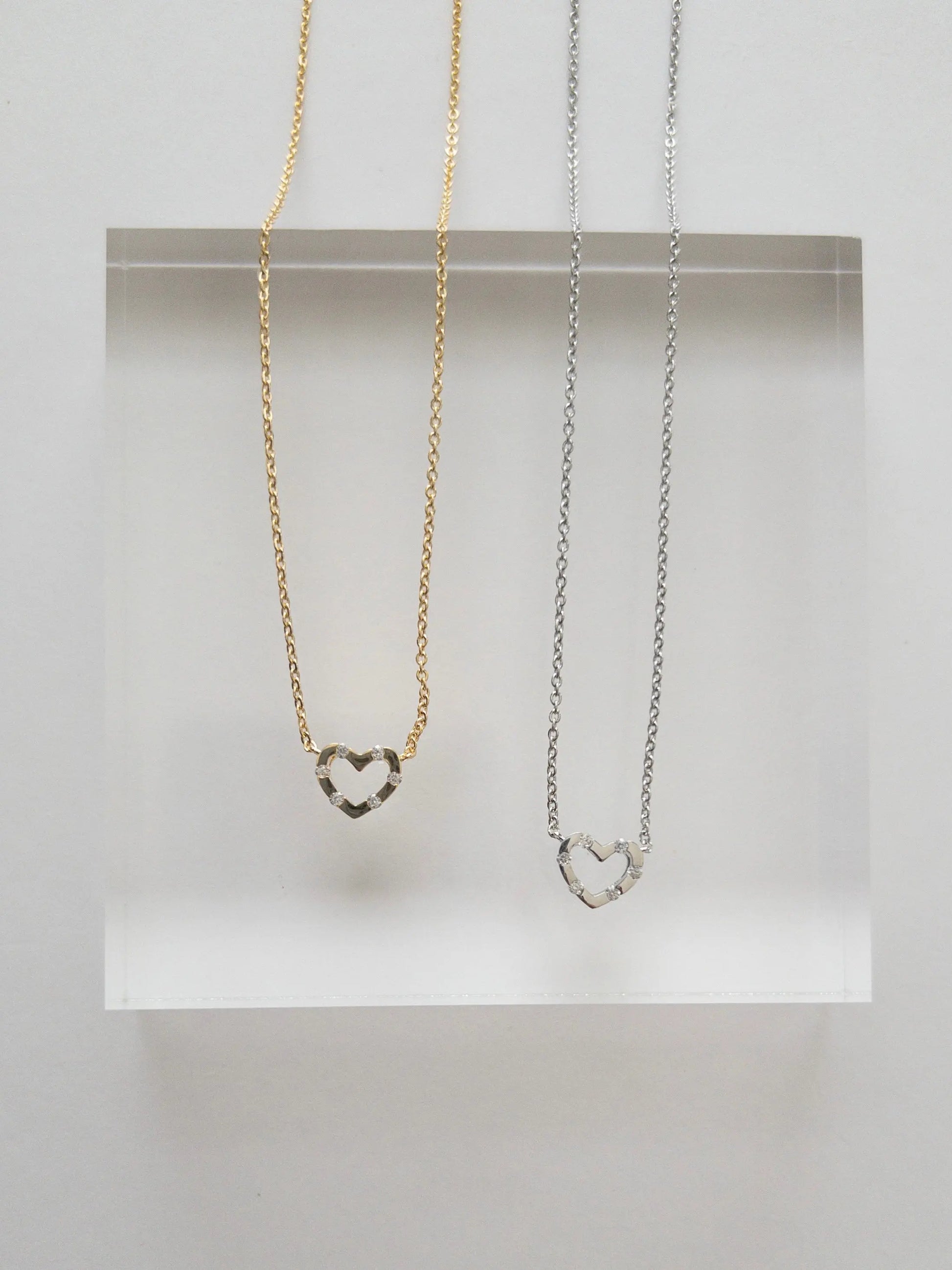 The Tiny Details Mini Heart Charm Necklace
