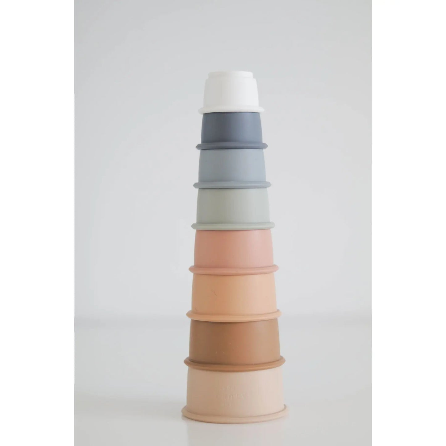 The Tiny Details Multi-Color Silicone Stacking Cups