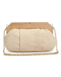 The Tiny Details Natural Echo Clutch Bag