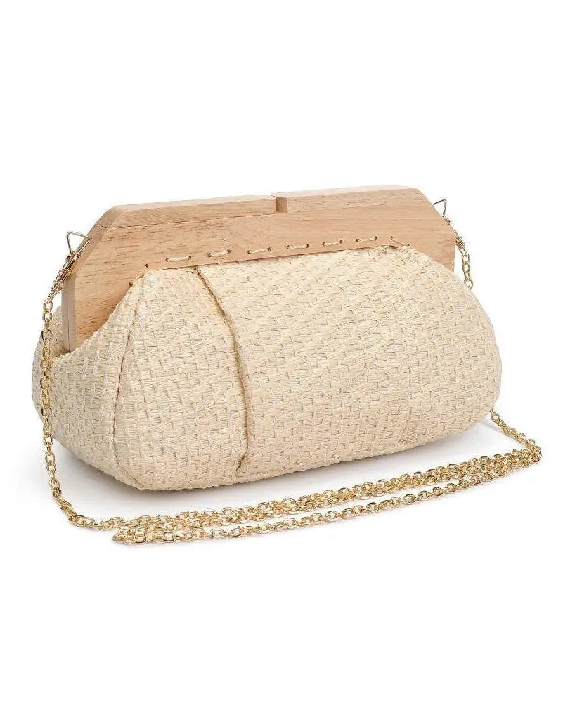 The Tiny Details Natural Echo Clutch Bag