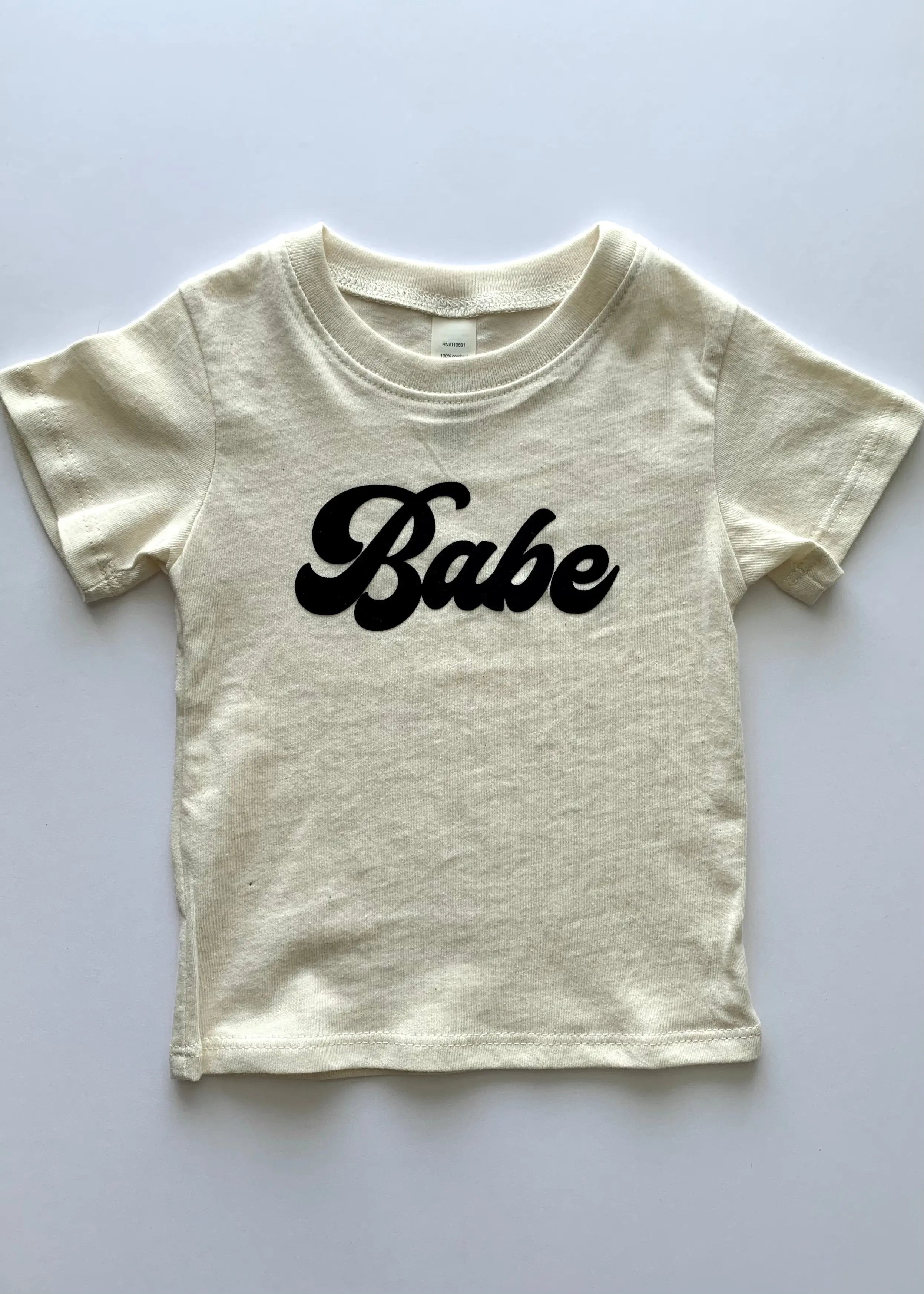 The Tiny Details Organic Short Sleeve Babe Tee