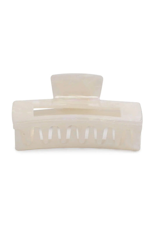 Shop Tiny Details Oversized Cutout Rectangular Hair Claw