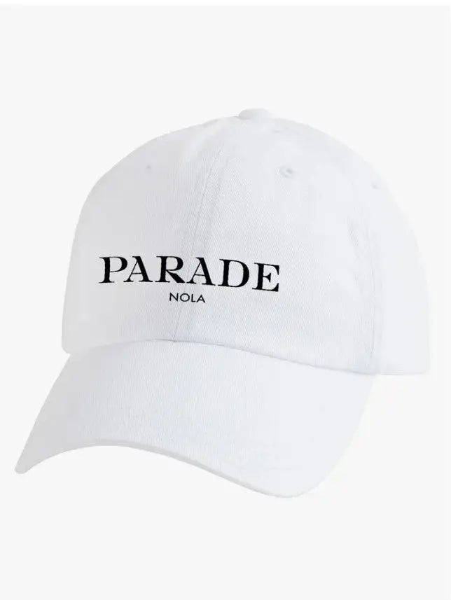 The Tiny Details Parade Nola White Ball Cap