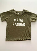The Tiny Details Park Ranger Olive Short Sleeve Tee