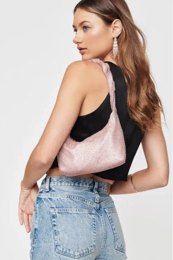 The Tiny Details Pink Galaxy Evening Bag