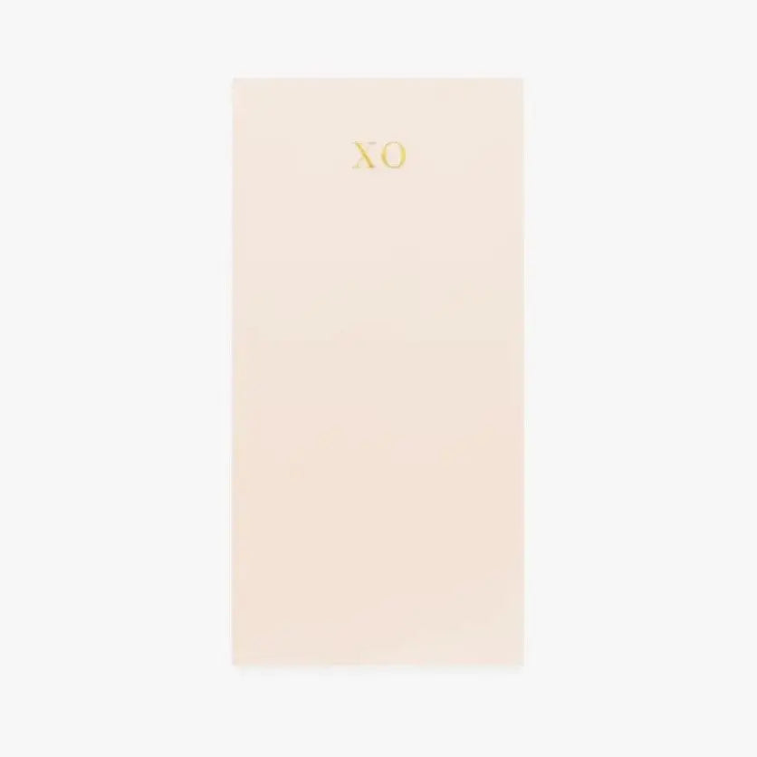 Shop Tiny Details Pink XO Everyday Notepad