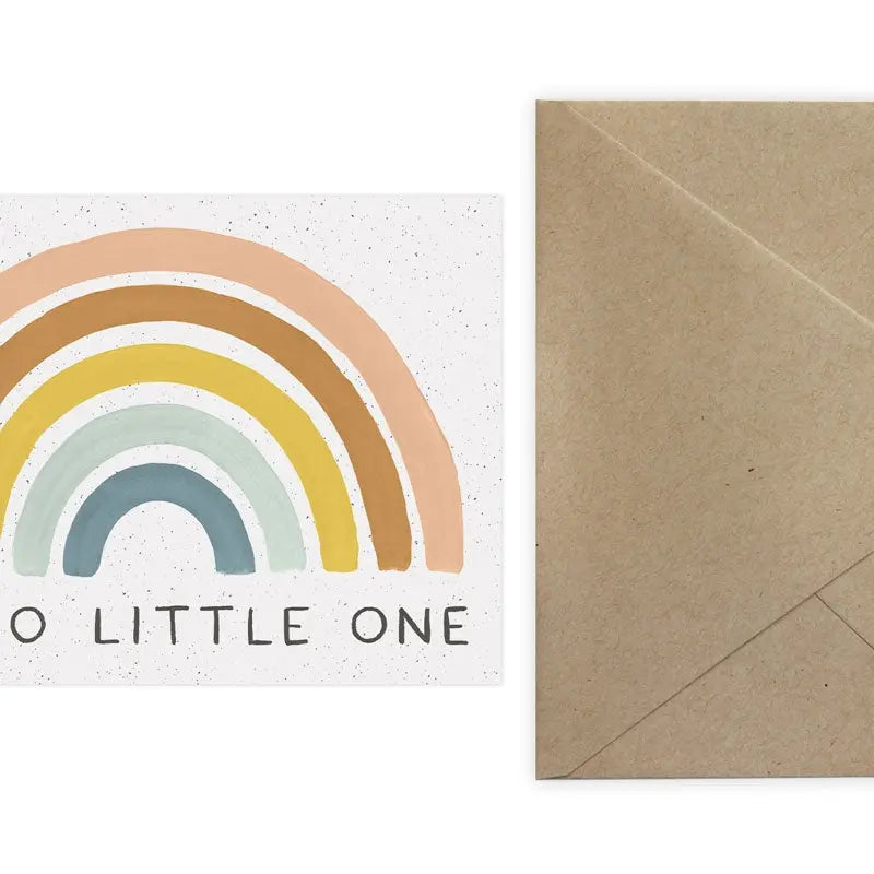 The Tiny Details Rainbow Baby Greeting Card