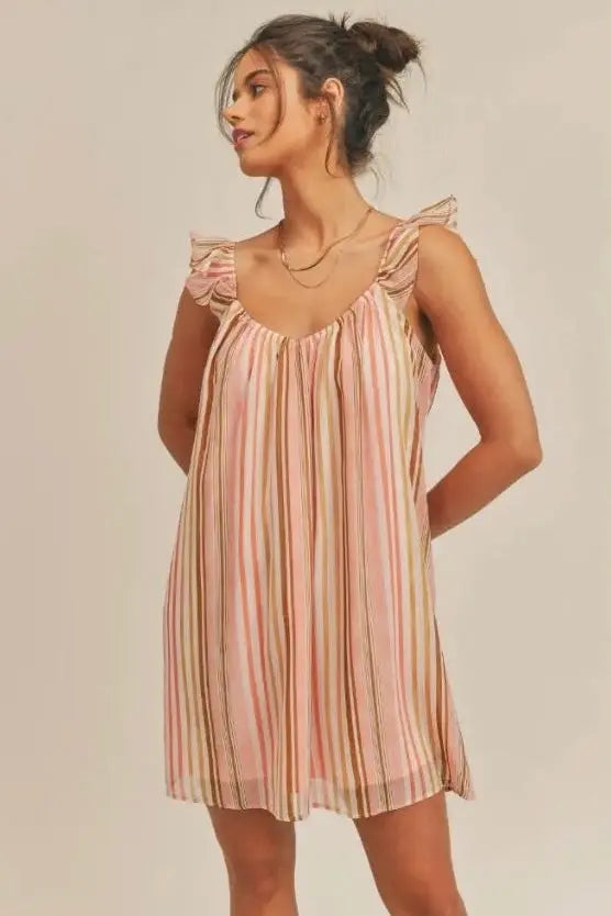 The Tiny Details Reef Romance Coral Multi Dress