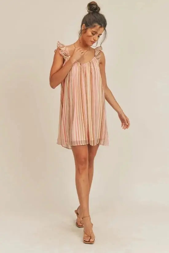 The Tiny Details Reef Romance Coral Multi Dress