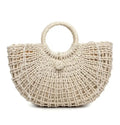 The Tiny Details Rhodes Natural Woven Cream Tote