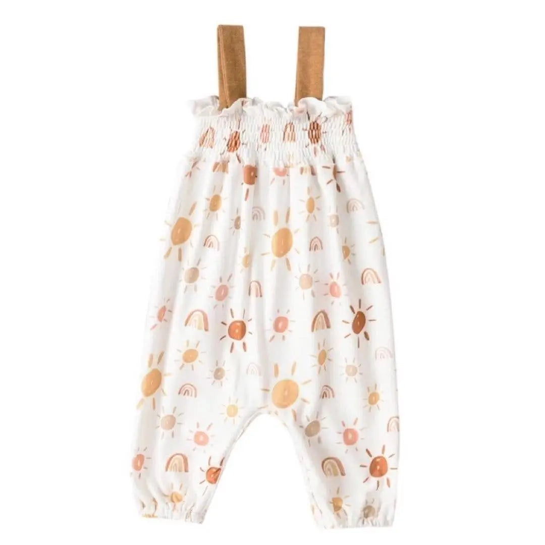 The Tiny Details Shine on Me Smocked Ruffle Baby Jumper