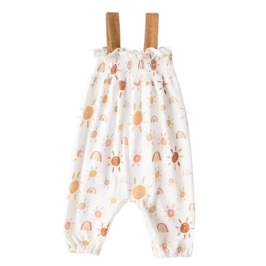 The Tiny Details Shine on Me Smocked Ruffle Baby Jumper