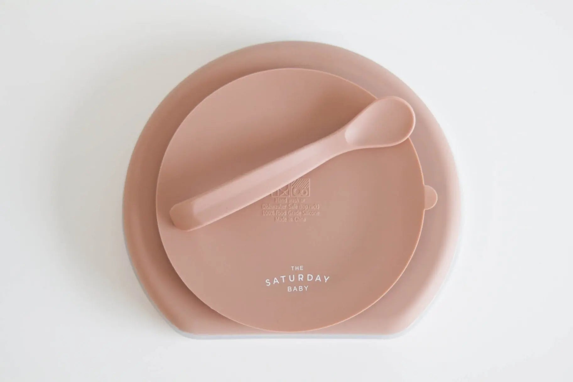 The Tiny Details Silicone Suction Plate with Lid & Spoon