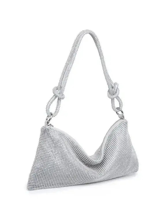 The Tiny Details Stellar Paris Silver Evening Bag