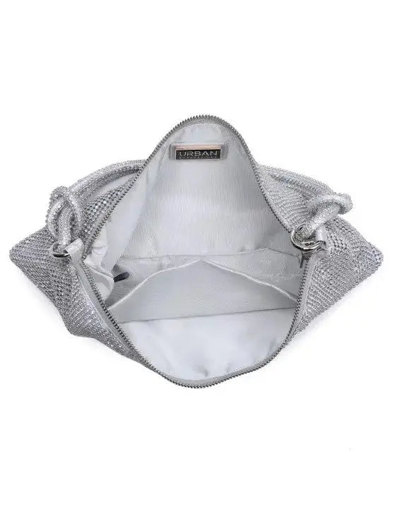 The Tiny Details Stellar Paris Silver Evening Bag