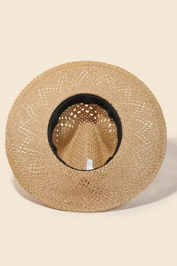 The Tiny Details Straw Braided Fedora Hat
